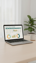 Annual Income & Expense Report Sheet